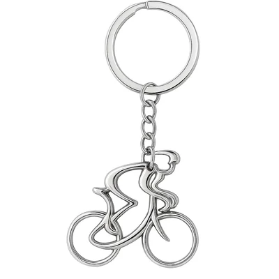 Versenybiciklis kulcstartó