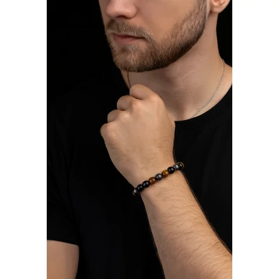 Mágneses gyógyító hematit karkötő