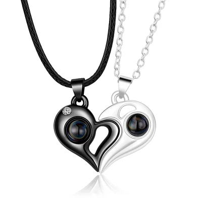 Mágneses projektoros szíves nyaklánc