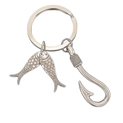 Horgász kulcstartó