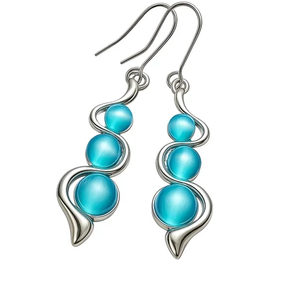 Háromgyöngyös fülbevaló