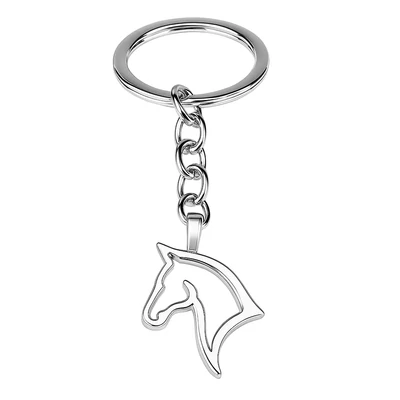 Lófejes kulcstartó