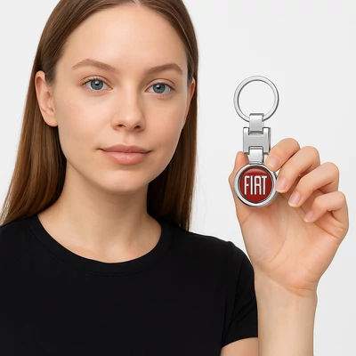 Fiat kulcstartó
