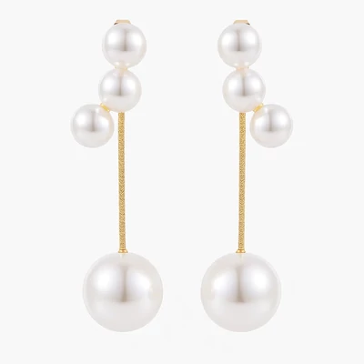 Négygolyós lógós fülbevaló