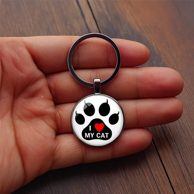 Szeretem a cicámat kulcstartó