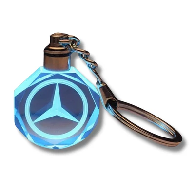 Világító Mercedes kulcstartó