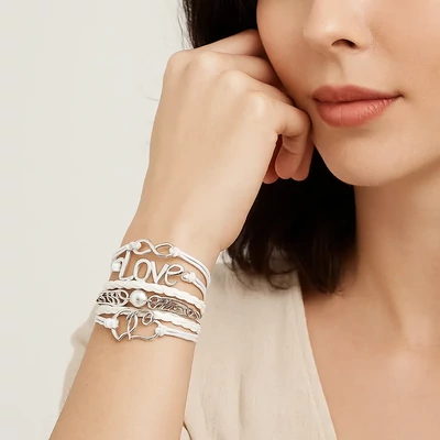 Ötsoros LOVE karkötő