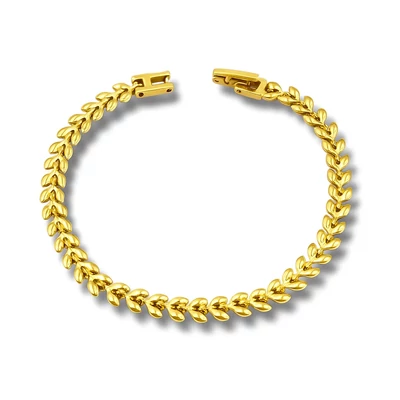 Aranyozott acél karkötő