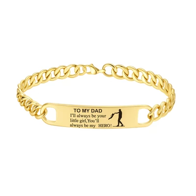 Acél &amp;quot;Apának&amp;quot; karkötő