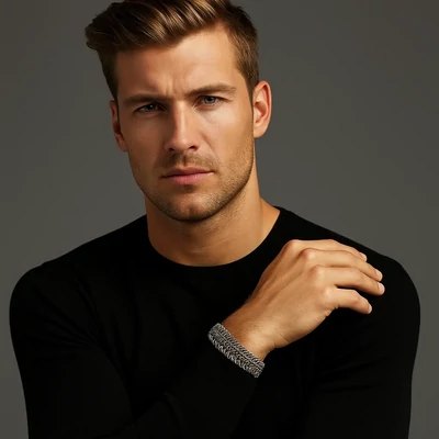 Acél &amp;quot;százlábú&amp;quot; karkötő