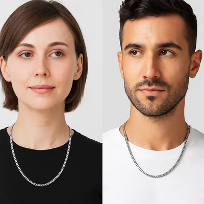 Acél kocka-szerű lánc