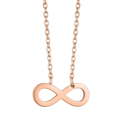 Acél végtelen jeles nyaklánc