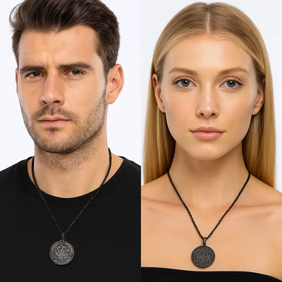 Acél &amp;quot;A Hét Arkangyal&amp;quot; nyaklánc