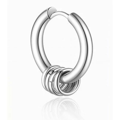 Acél törzsi fülbevaló