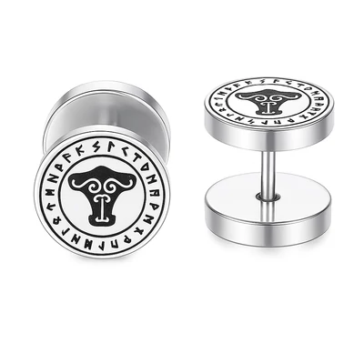 Acél Thor kalapácsa viking fülbevaló