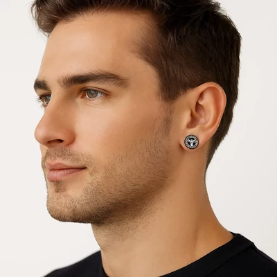 Acél Thor kalapácsa viking fülbevaló