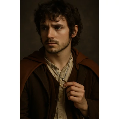 Gyűrűk Ura - Az Egy Gyűrű aranyozott medál