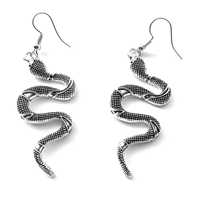 Nagyméretű kígyó fülbevaló