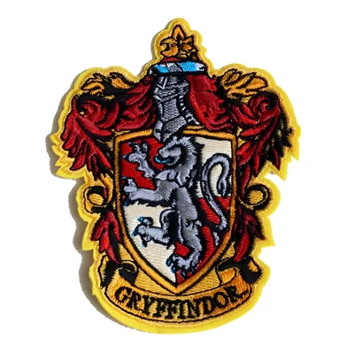 Harry Potter Griffendél felvarró