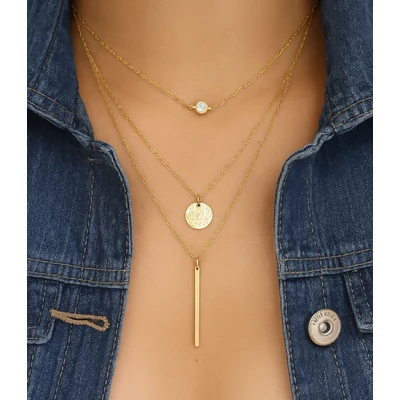 Háromrészes nyaklánc