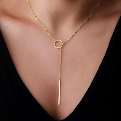 Átfűzős, lógós nyaklánc