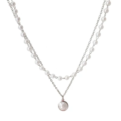 Duplasoros gyöngy nyaklánc