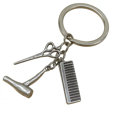 Fodrász kulcstartó