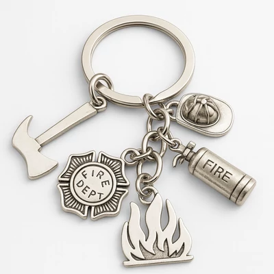 Tűzoltó kulcstartó