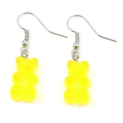 Gumimacis fülbevaló