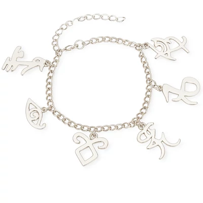 Sokmedálos Csontváros karkötő