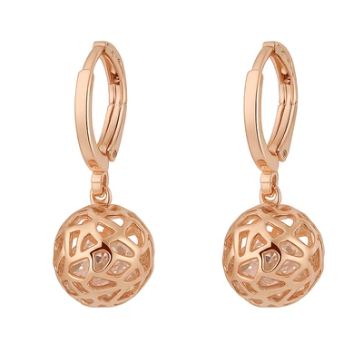 Pandora stílusú szíves fülbevaló