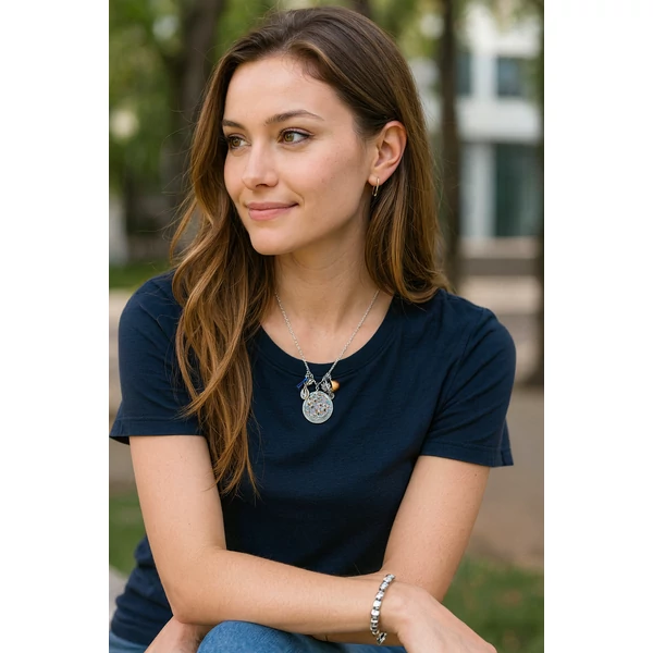 Kör alakú Stranger Things nyaklánc modell