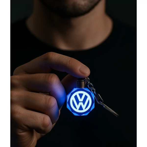 Világító Volkswagen kulcstartó modell