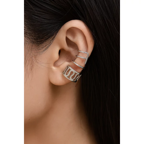 Acél 12 db-os fülbevaló szett modell