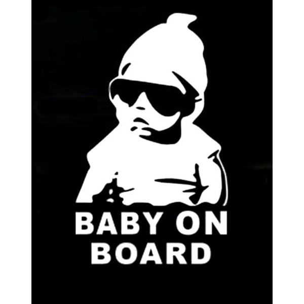 Vicces Baby on Board matrica