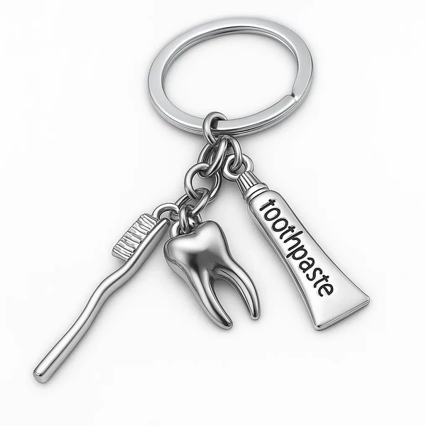 Fogorvos kulcstartó