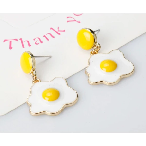 Tükörtojás fülbevaló