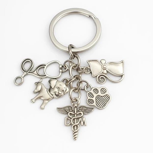 Állatorvos kulcstartó