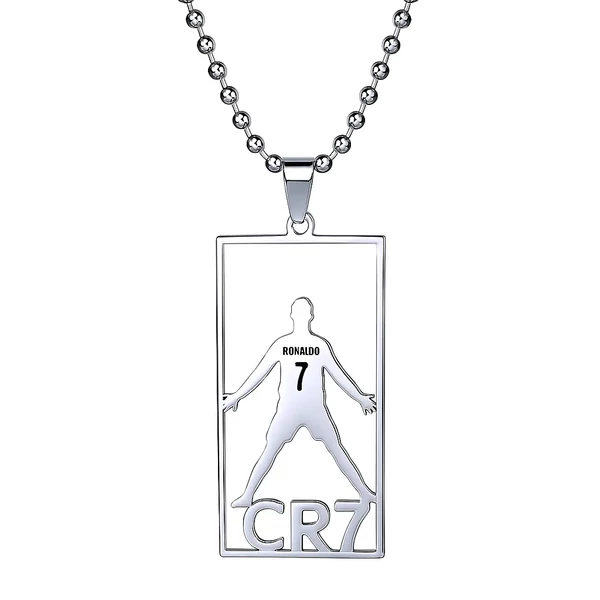 Acél Cristiano Ronaldo CR7 nyaklánc