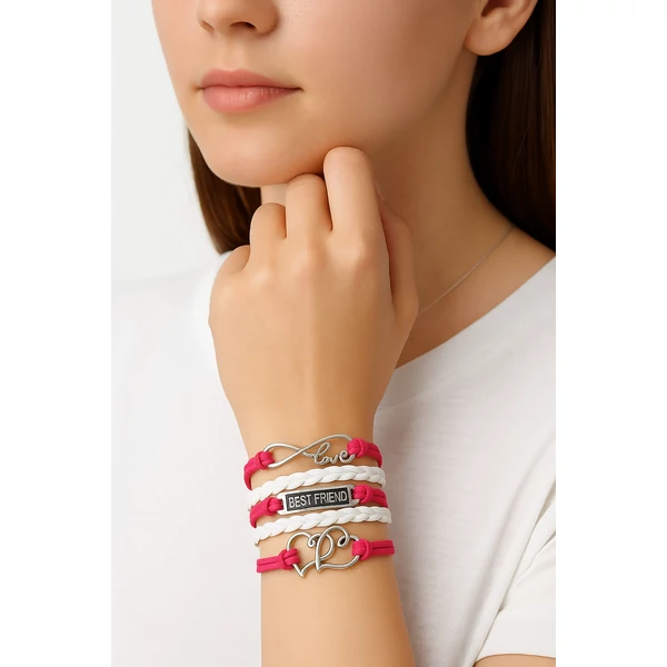 Best Friend barátság karkötő "Love" csuklón