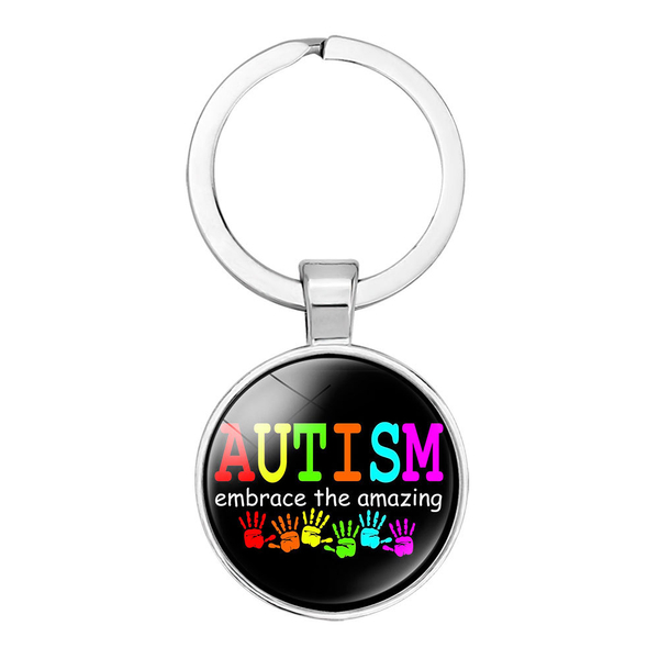 Autizmus kulcstartó