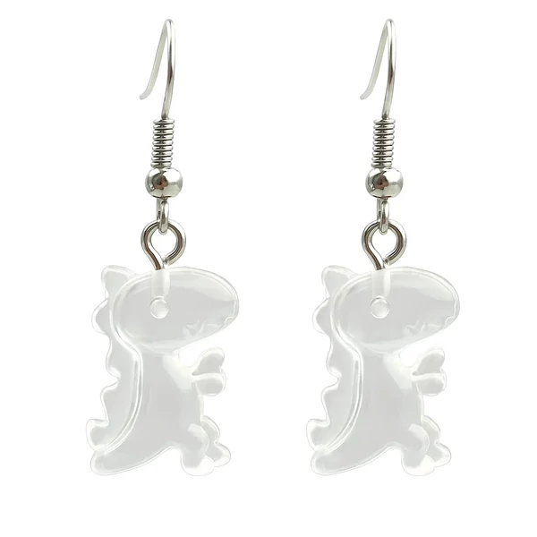 Színes dinós fülbevaló