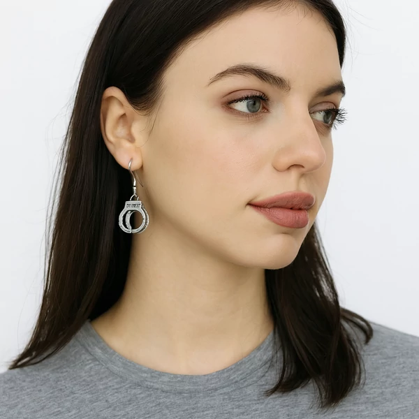 Bilincs fülbevaló modellen