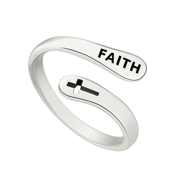 Keresztes hit gyűrű