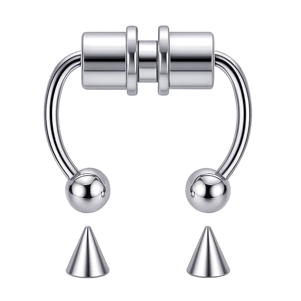 Mágneses hamis orr piercing