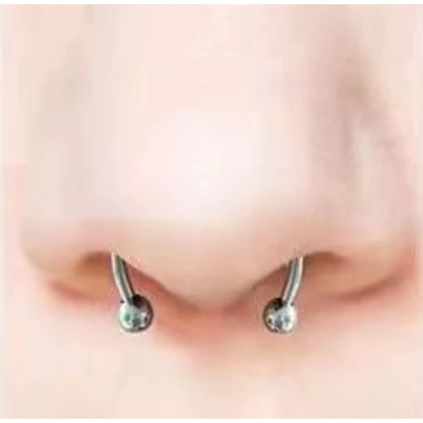 Mágneses hamis orr piercing