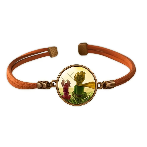 Bőr Kis herceg karkötő