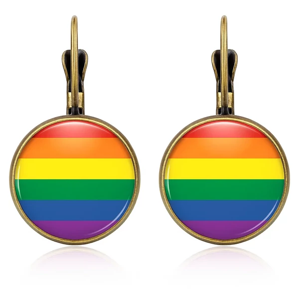 Szivárványos fülbevaló