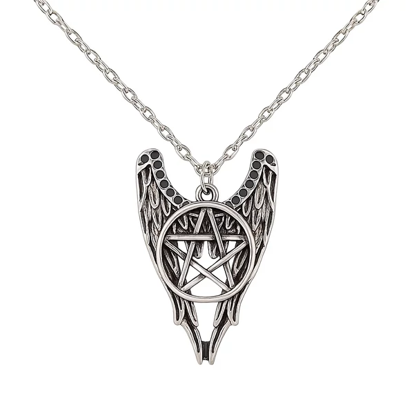 Odaát angyalszárnyas nyaklánc