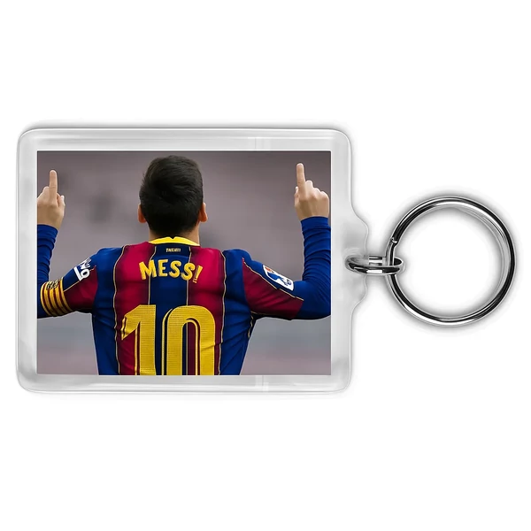 Műanyag Lionel Messi kulcstartó